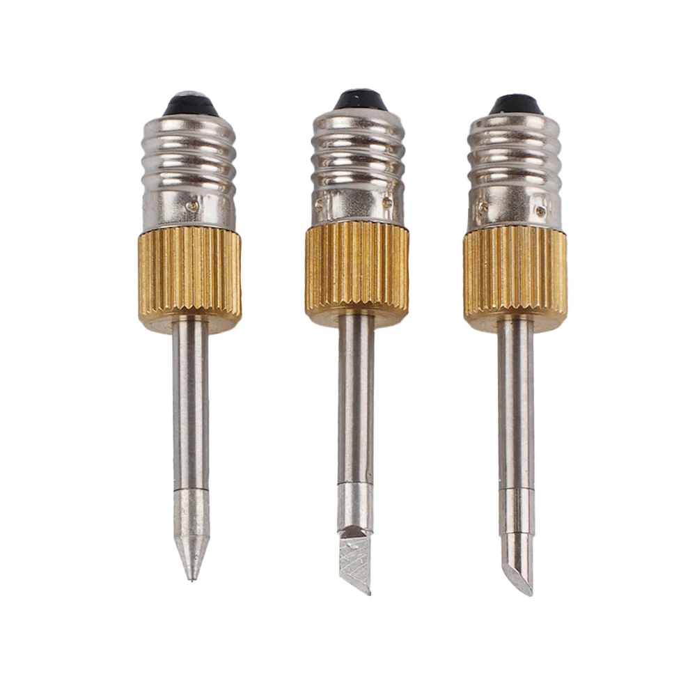 1/3Pcs E10 Interface Soldering Iron Tips Welding Tips USB Soldering Tip Set B// K Type Welding Head Soldering Tool Branding Iron