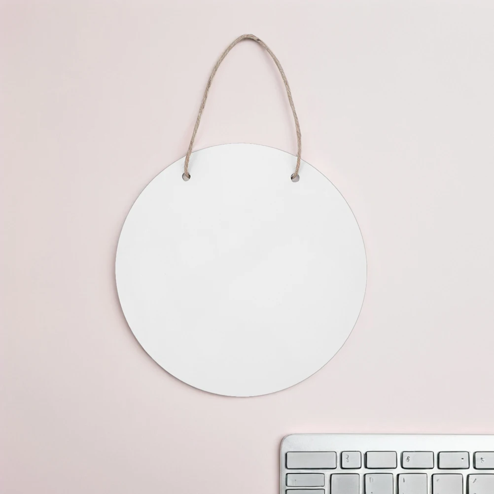 

2 Pcs Sublimation Door Pendant Knob Hanger Craft Paper DIY Hangers Blank Signs Office Decorations Funny
