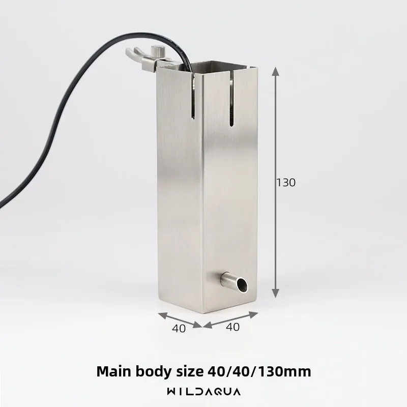 Stainless Steel Oil Removal Film Oil Absorber Aquarium Filter Fish Tank USB Built-in Hanging Filter Skimmer Aquarium Accessories view 3