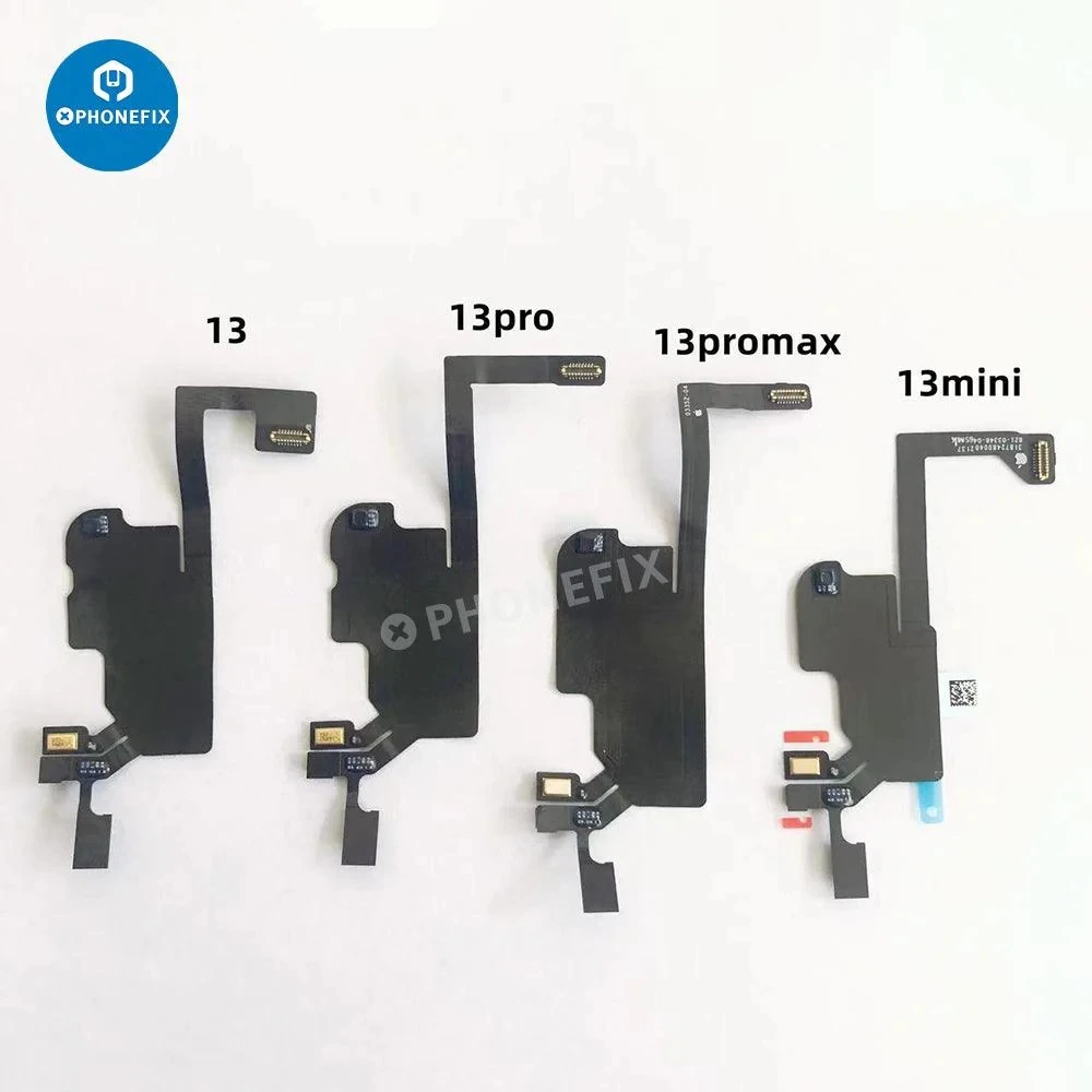 Earpiece Sensor Flex Cable Without Speaker For iPhone 13-14 Pro Max Earpiece Proximity Light Sensor Flex Cable Replacing