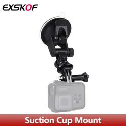 Suction Cup Mount Car Vehicle Window Windshield Holder For GoPro Hero 13 12 11 10 9 8 Insta360 X3 x2 X4 DJI OSMO Action Camera