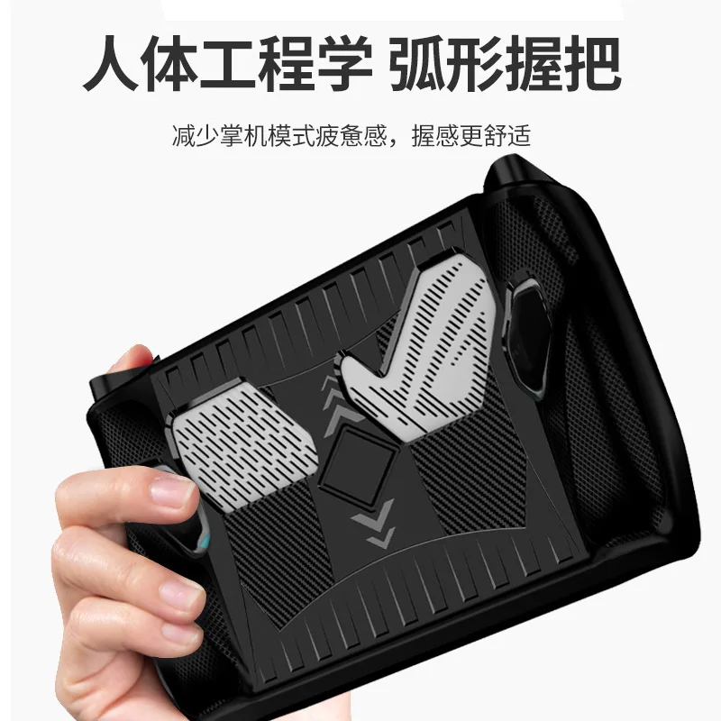 Защитный чехол из ТПУ с эргономичной ручкой и нескользящим покрытием для Asus ROG Ally Game Controller