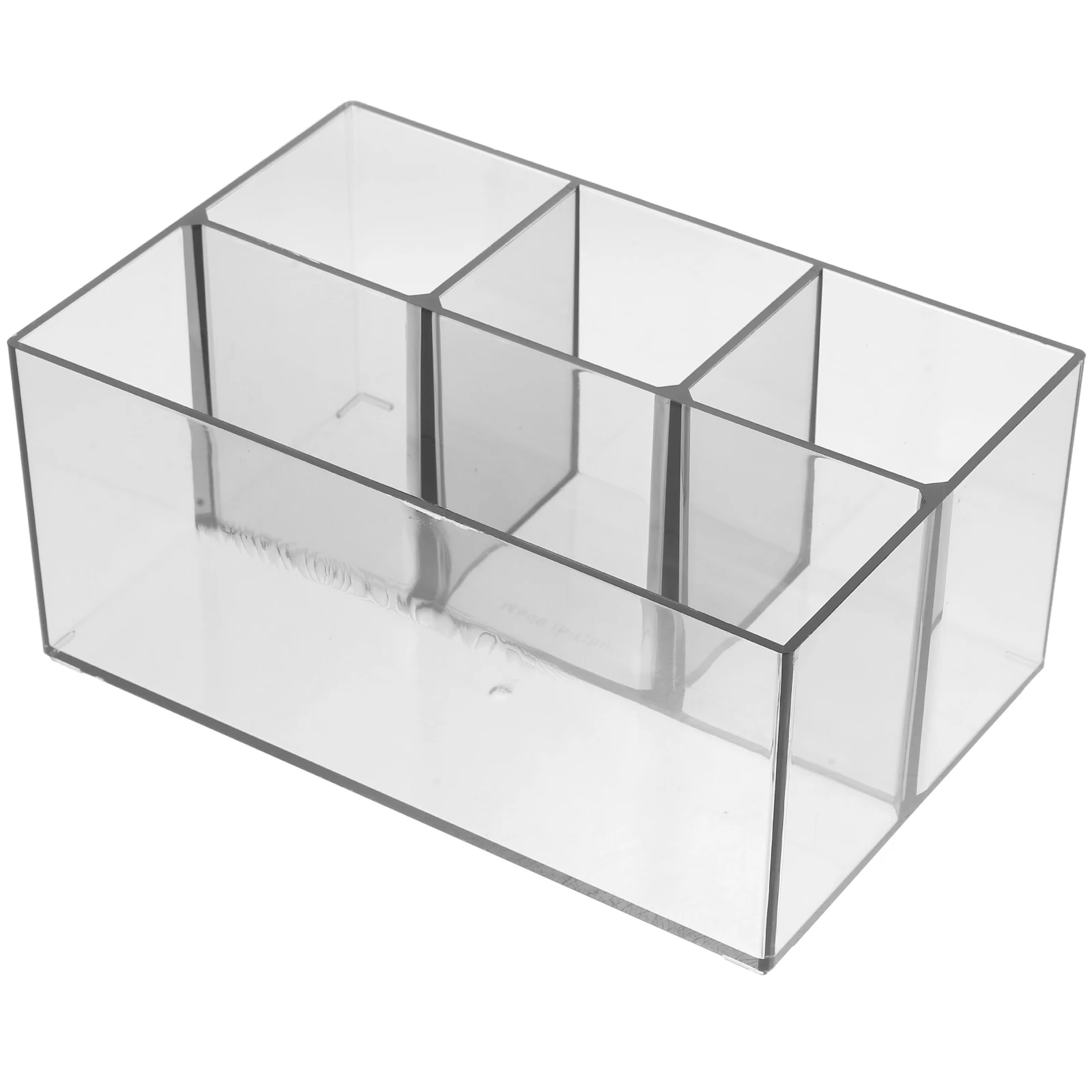 Eyebrow Makeup Brush Storage Container Dressing Table Pencil Holder Clear Organizer