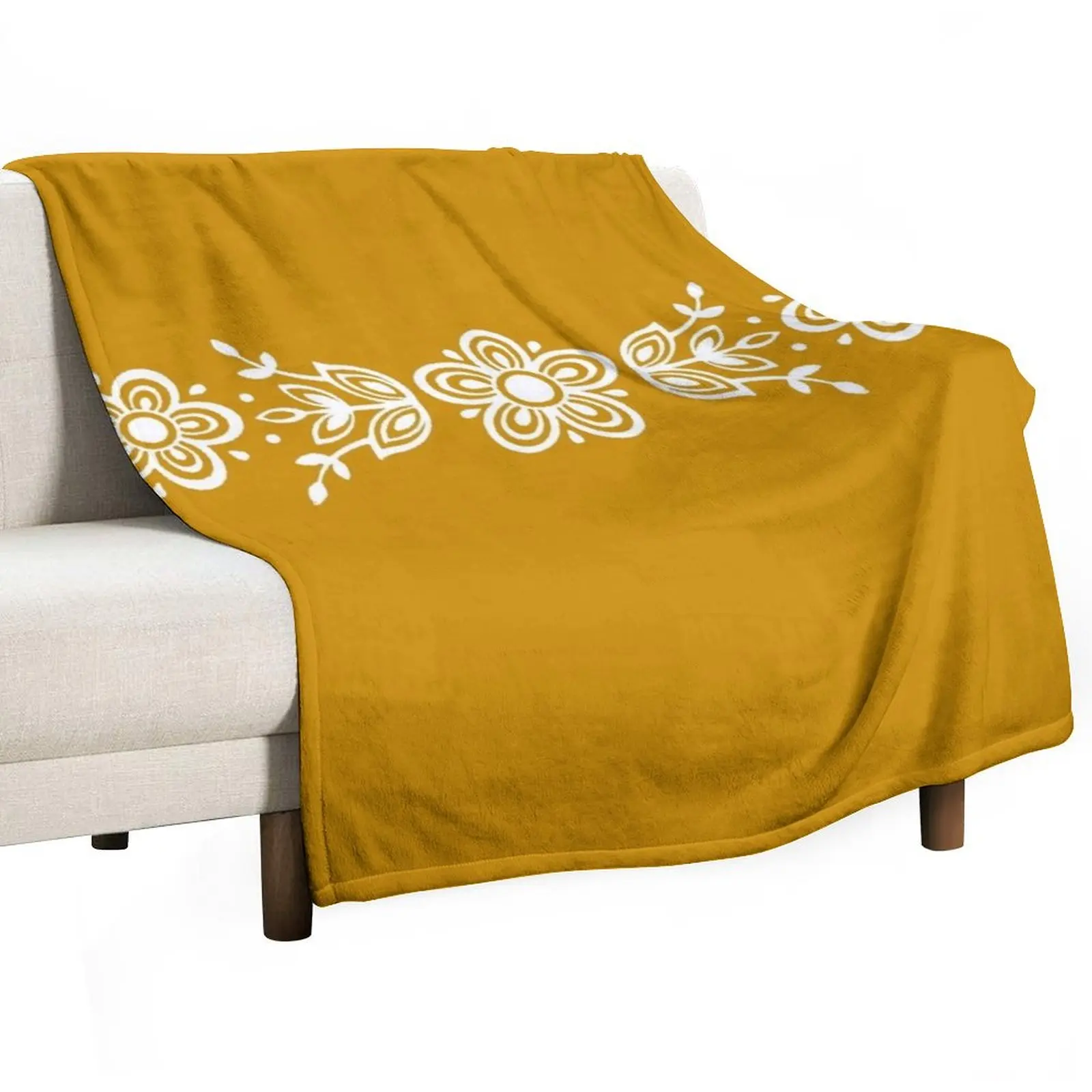 Vintage Pyrex Butterfly Gold White Design Throw Blanket Sleeping Bag Extra Large Throw Thin Weighted Vintage Comforter Blankets