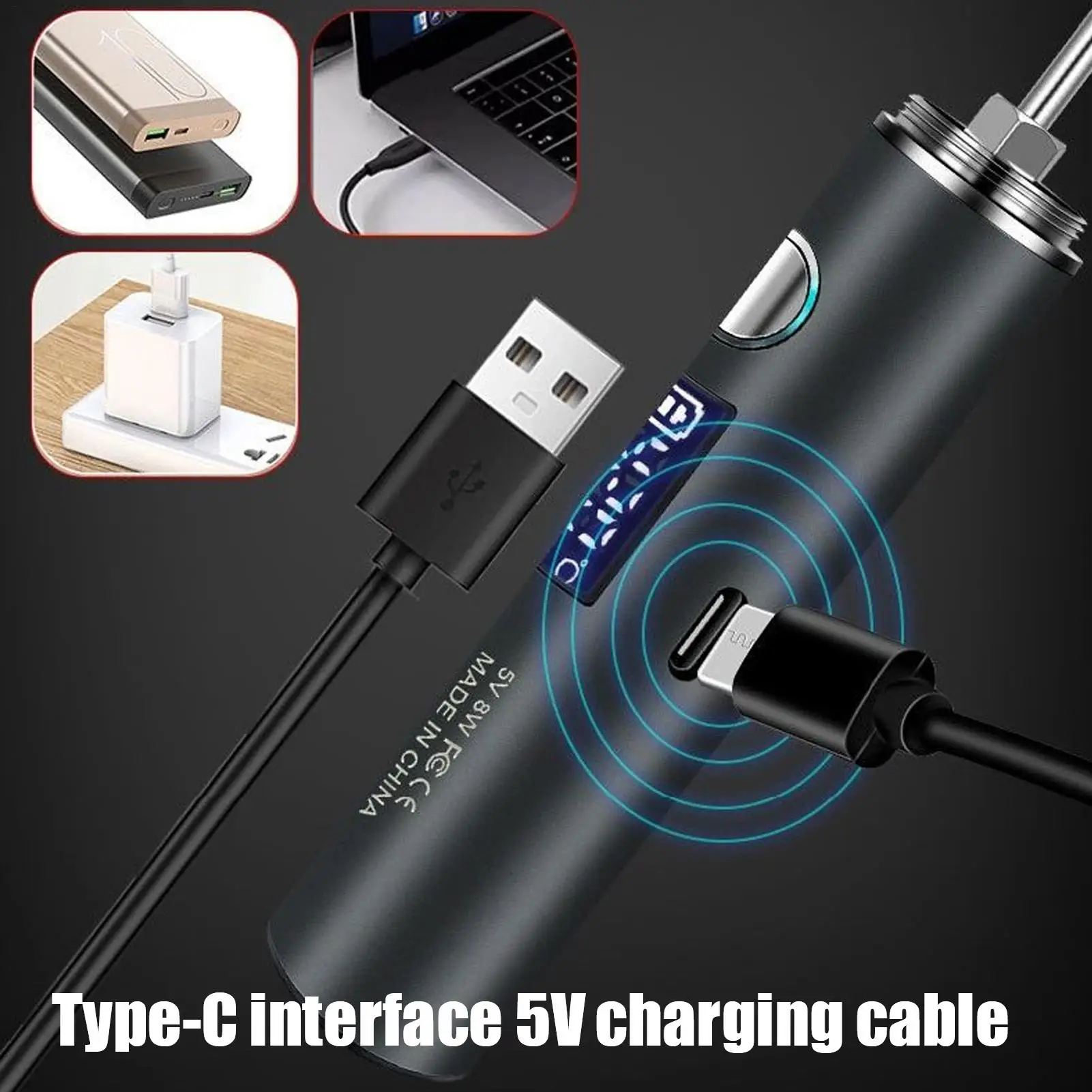 Soldering Kit 5 Temperature Settings Adjustment Welding Kit Digital Display Welding Tools With Light For Circuit Board Assembly