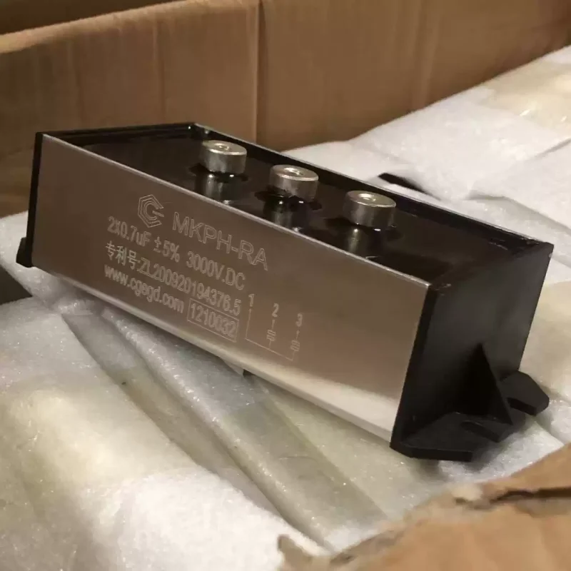 New Chuangge MKPH-RA 2x 0.7UF 3000V High Voltage Resonant Capacitor (Aluminum Plate Modular)