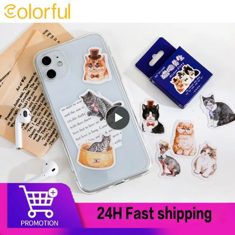 Graffiti Decals Cute Cartoon Surprise Gift Sun-proof Water Bottle Decal Animal Sticker Funny Waterproof Decal Phone Case Decor