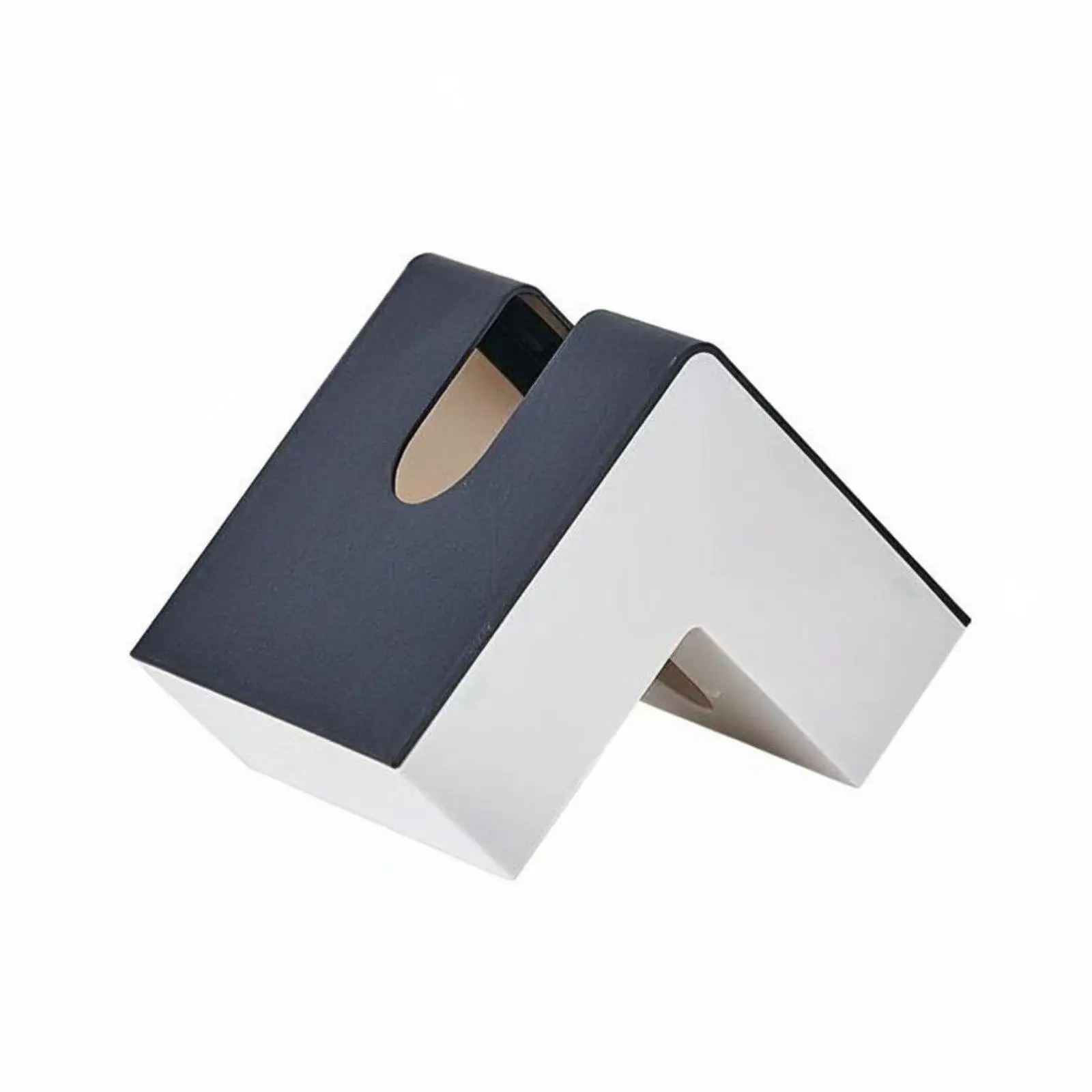 Innovative Tissue Box Holder with Dual Extraction Ports Modern Napkin Organizer for Home Decor Tabletop Use