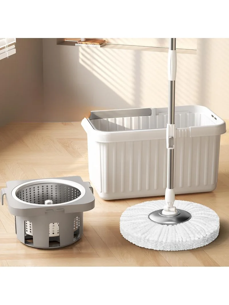 

Rotating Mop Buet Home New Sle Drng No Hand Wa Floor Cleaning Sponge Buet Set Water Absorbent Household Cleaning Tools