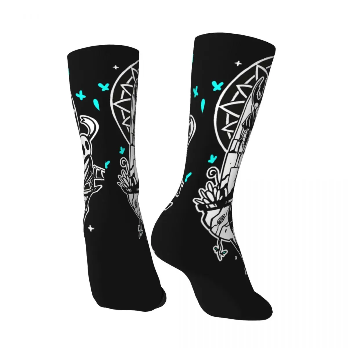 Hip Hop Vintage Bug Knight Crazy Men's Socks Unisex Hollow Knight Silksong Harajuku Seamless Printed Crew Sock Boys Gift