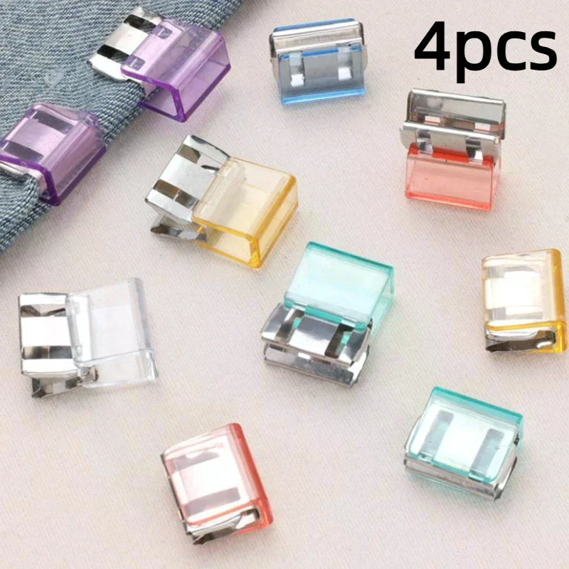 4PCS Multi Function Pants Clips Leg Straps Clips Holder Clothing Pin For Clothes Long Pants Legs Sleeves