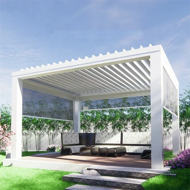 

Aluminum Alloy Pergola Pavillion Sunshade Gazebo Awning