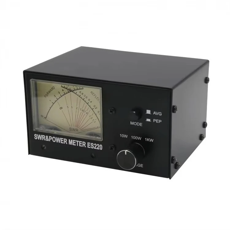 ES220 V2 SWR Meter Power Meter 1000W VHF/UHF Dual Frequency 140-480MHz SWR Power Meter
