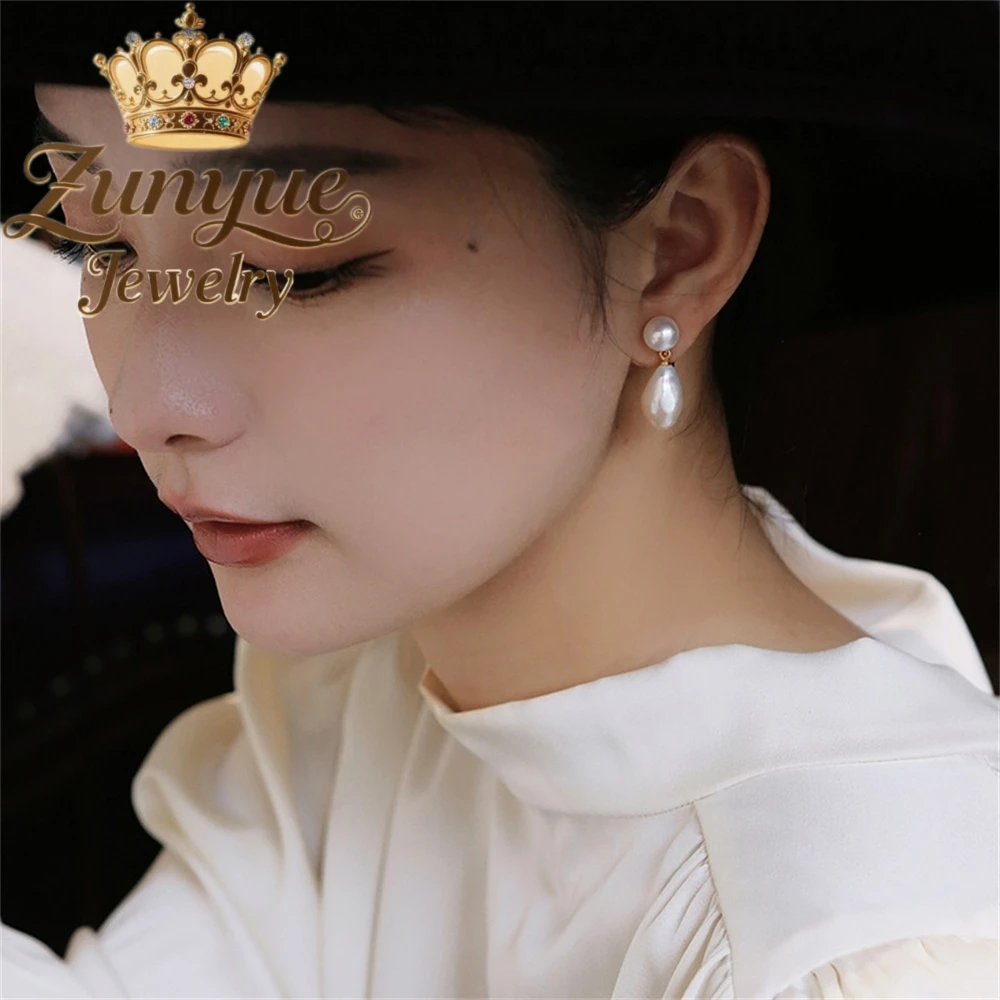 Natural Freshwater Pearl Earrings, High-End Stud Earrings, Mosquito Repellent Incense Plates, Ear Clips And Earrings Exquisite
