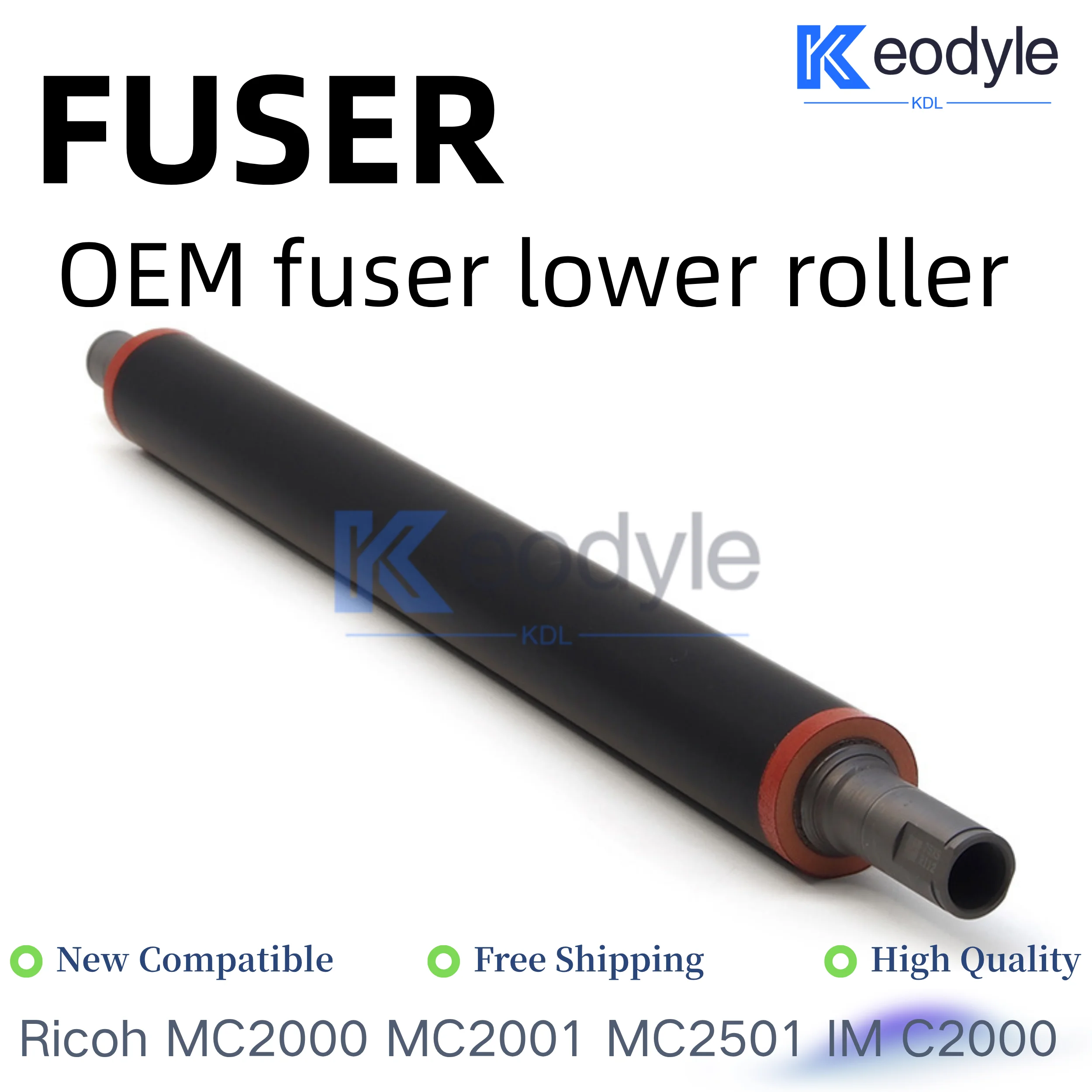 OEM Fuser Lower Roller For Ricoh MC2000 MC2001 MC2501 IM C2000 C2010 C2510 C2500 fuser unit pressure roller copier spare parts