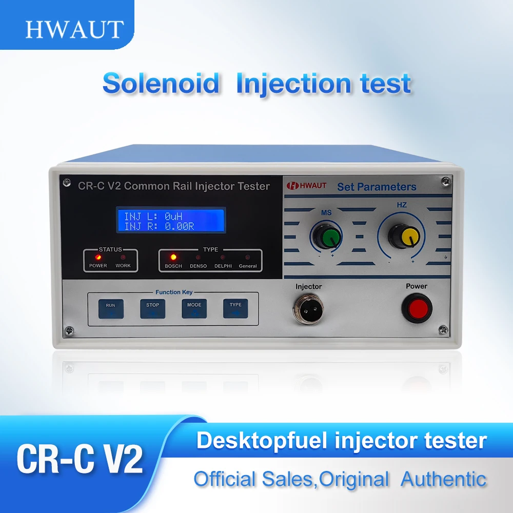 

CR-C V2 Upgraded Multi-function Common Rail Injector Tester For BOSCH Injectors Test Electromagnetic Injector Driver Meter Tool