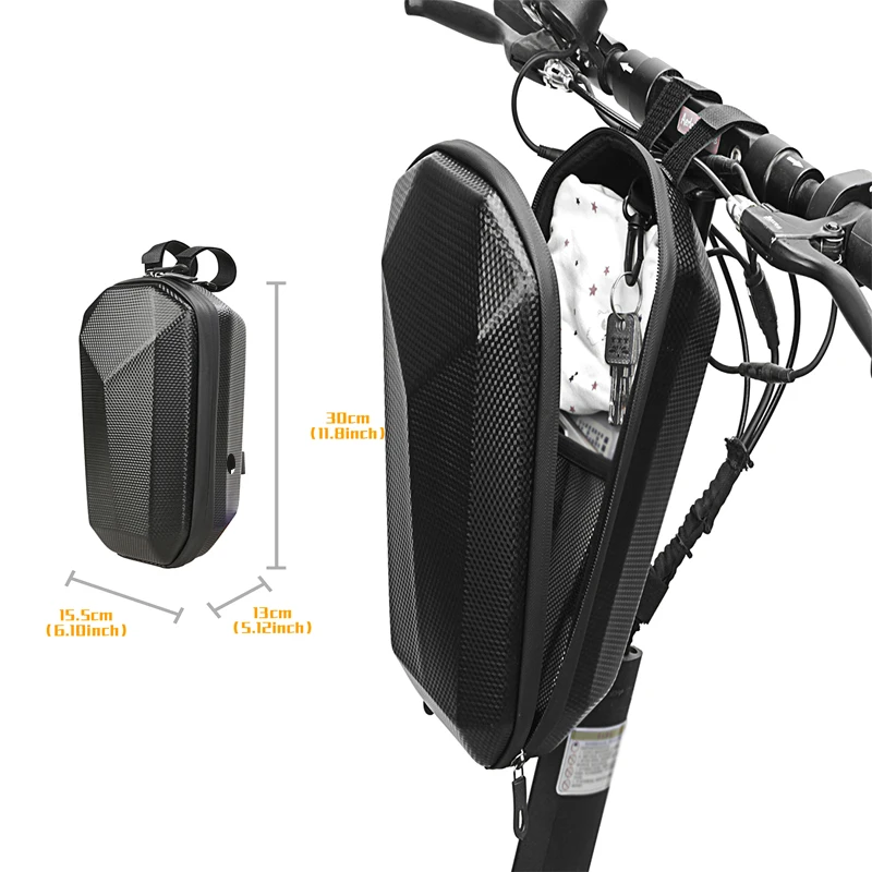 

Electric Scooter Bag Storage Electric Bike Handlebar Bag Scooter Storage Bag With Large Capacity Waterproof Front Handlebar Bag