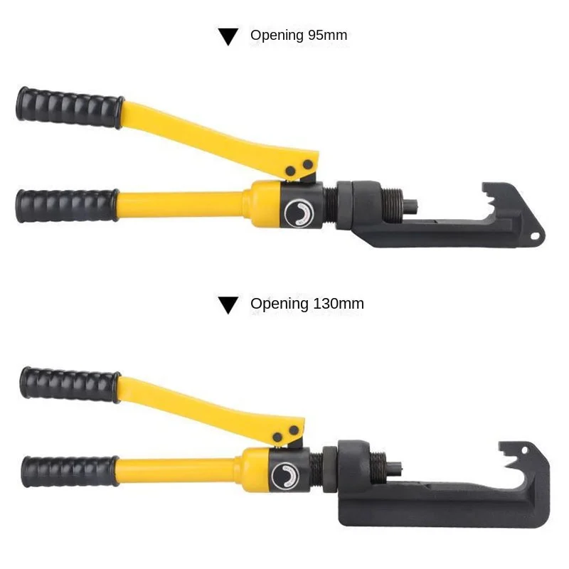 Steel wire aluminum twisted wire crimping tool clamp special crimping pliers wedge-shaped hydraulic pliers steel