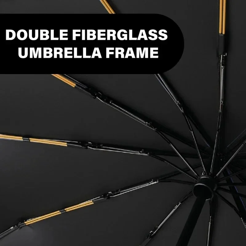 Stocking Stuffers Christmas Gift 24 Ribs 106cm Automatic Folding Umbrella Large Rain Sun Protection Portable Outdoor Parasol
