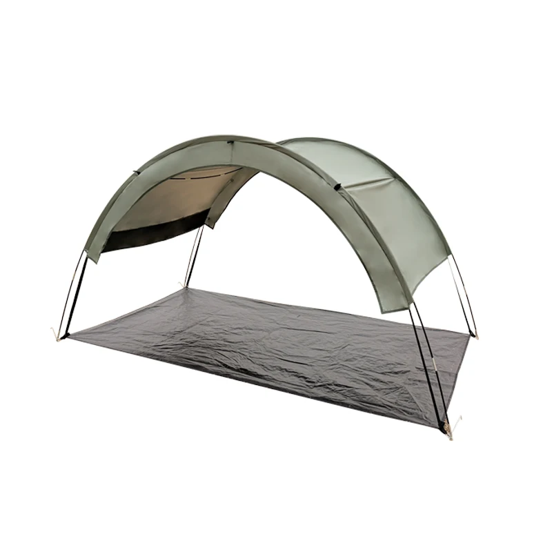 

Lightweight Beach Tent Awning For 1-2 People UV Protective Waterproof Sun Cover Easy Install Portable Cabin For Summer Beach Use