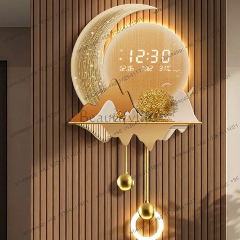 Best Sellers Minimalist Bedroom Wall Clocks Aesthetic Flip Luxury Luminous Silent Wall Watch Interior Simple Orologio Da Parete