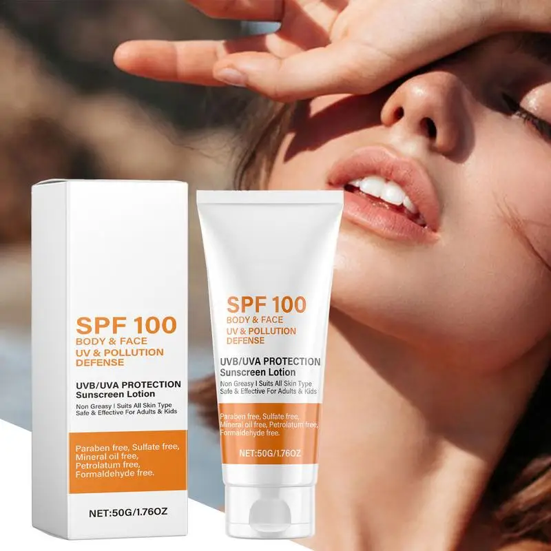 SPF 100 Isolation SunScreen Cream Sunscreen Stick Moisturizing Long Lasting Sun Screen for Face Sunscreen Face Care Prevents