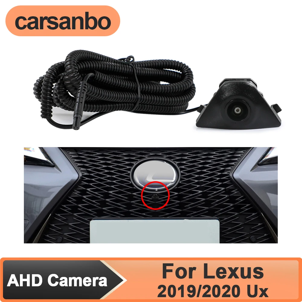 

Carsanbo 150° AHD 1080P Car Front View Camera for Lexus 2019/2020 Ux Night Vision Fisheye Waterproof Parking Monitoring System