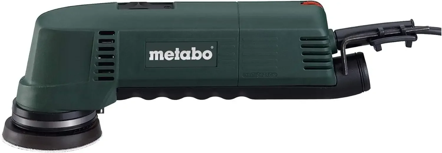 Metabo SXE400 2 Amp 3-1/8-inch willekeurige baanschuurmachine, elektrisch, 120 volt met snoer