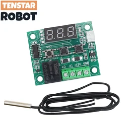 W1209 Red light DC 12V Heat Cool Temp Thermostat Temperature Control Switch Temperature Controller NTC Cable