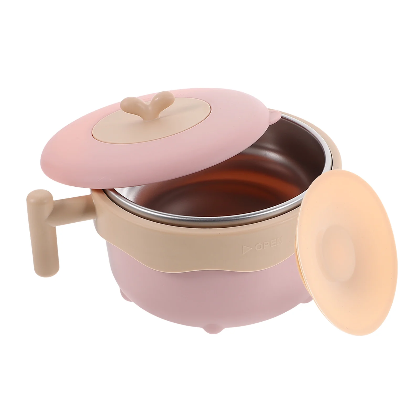 

Water Insulation Bowl PP Children Baby Utensils Stainless Steel Food Serving Bowls Kids Practical Infant Feeding