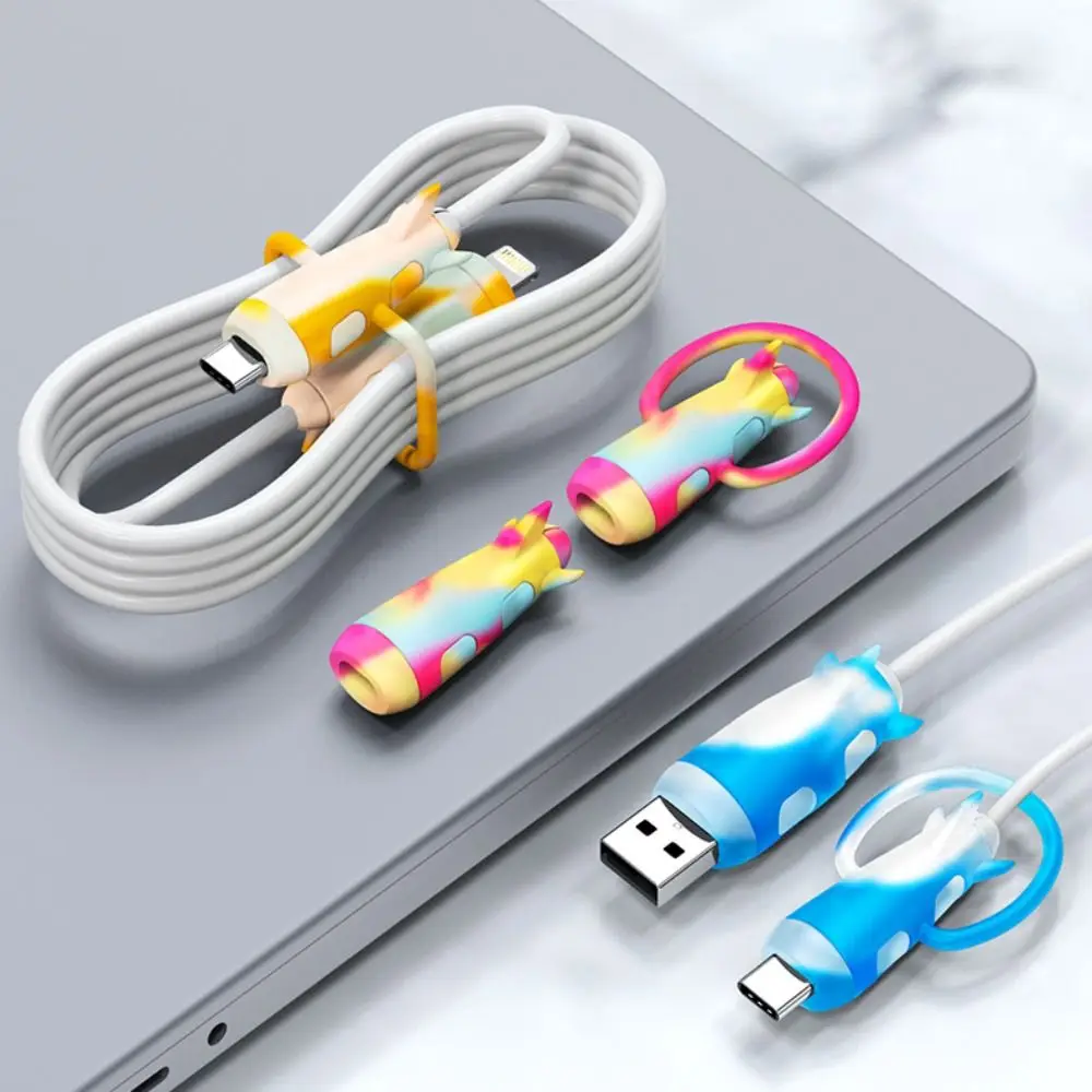 New Cable Protector Soft Silicone Cover Type C Charger Cable Protector Practical Accessories