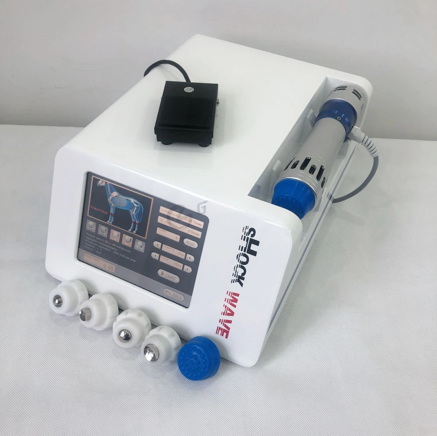 Equino Shockwave Therapy Machine, Quick Pain Relief, Animal, alta qualidade