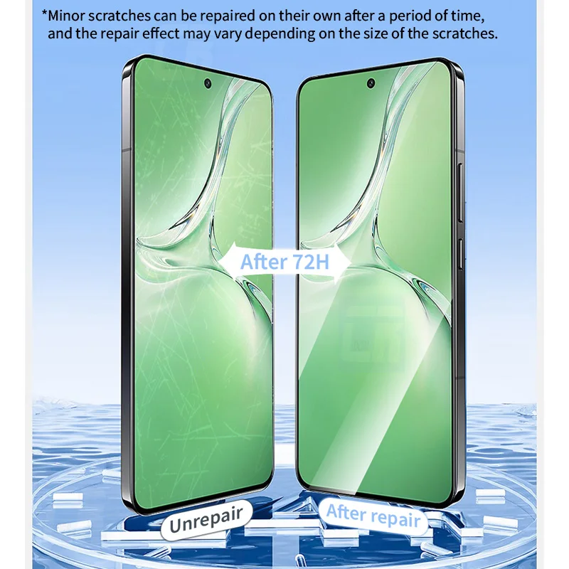 Silicone Soft Hydrogel Film For OPPO K12 K11X A58 A38 A18 A98 A60 A59 A57 A56 A55 A54 A53 A73 A72 A52 A35 A36 Screen Protector