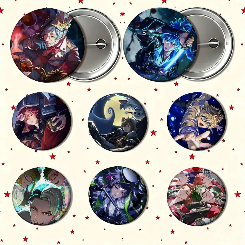 Twisted Wonderland Anime Game Character 25mm 32mm 44mm 58mm Anime Badges Brooches DIY Pins