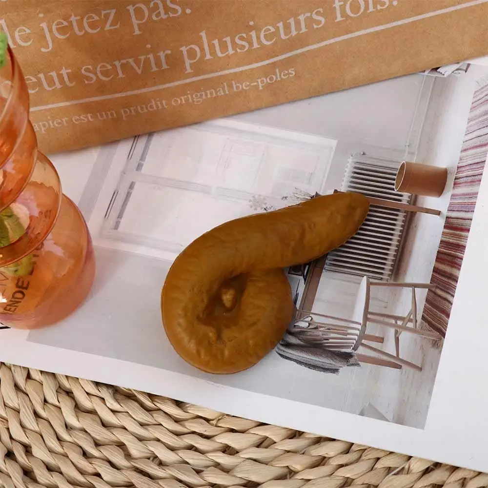 Realistische Scheiße Streich Fake Poop Stück Scheiße Klassischer Scheiße Realistische Fake Turd Neuheit Braun Erstaunlicher Turd Gag Klassischer Witz