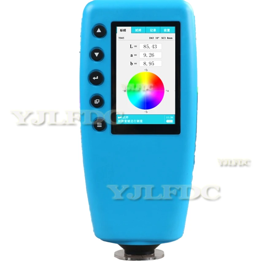 WR10 Series 4/8mm Portable Colorimeter Color  Digital Precise LAB Color Tester Difference Meter TFT Color Display
