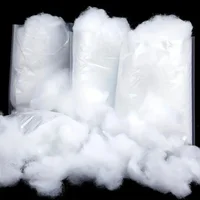 500/20G Christmas Artificial Snow Fake White Snow Fluffy Fiber Stuffing Plush Doll Filling Covering Xmas Tree Winter Scene Decor 6