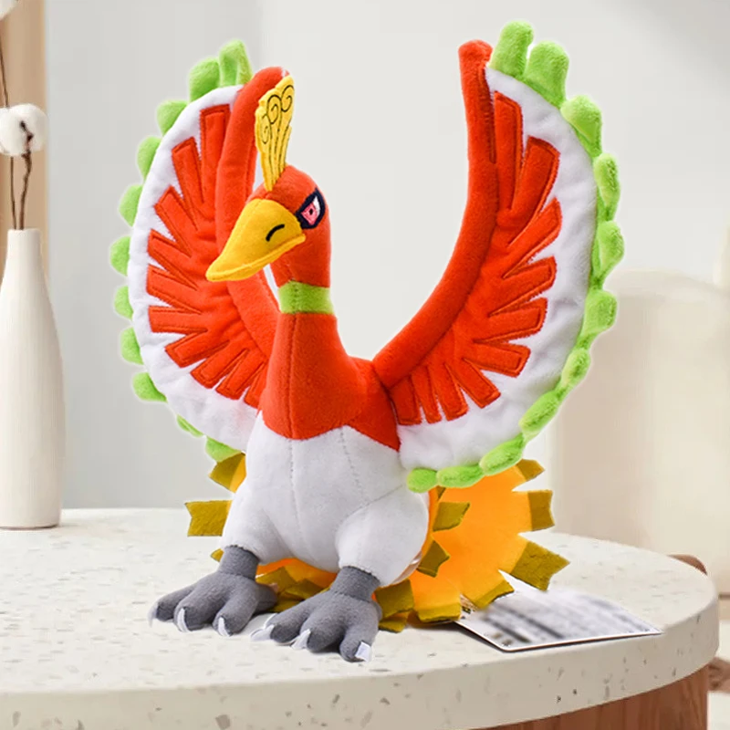 Articuno-muñeco de Peluche de Pokémon galvaro Zapdos Moltres, muñeco de Peluche brillante Ho-Oh Pidgeotto, divertido juego de Anime, regalo coleccionable