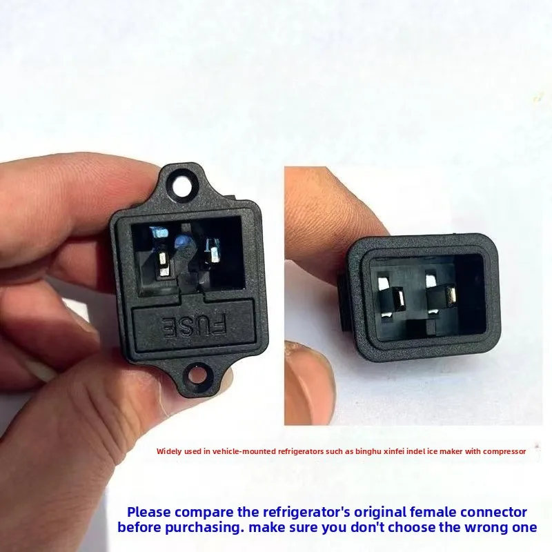 1Pcs for Alpicool Car Refrigerator Compressor C25 C40 T50C75 Original Power Plug Interface