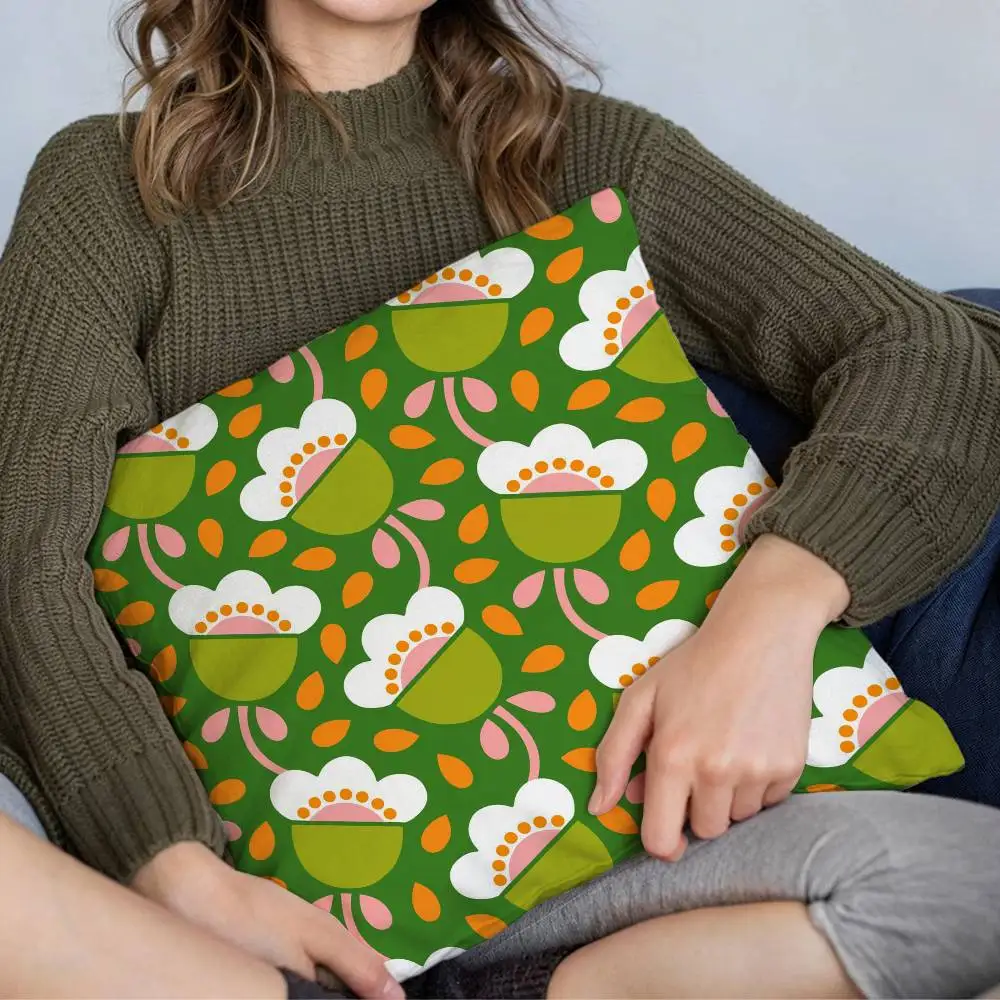 Brand O-Orla Kiely Pillow Case For Home Bedroom Car Office Decoration Living Room Sofa Cushion Cover Suitable