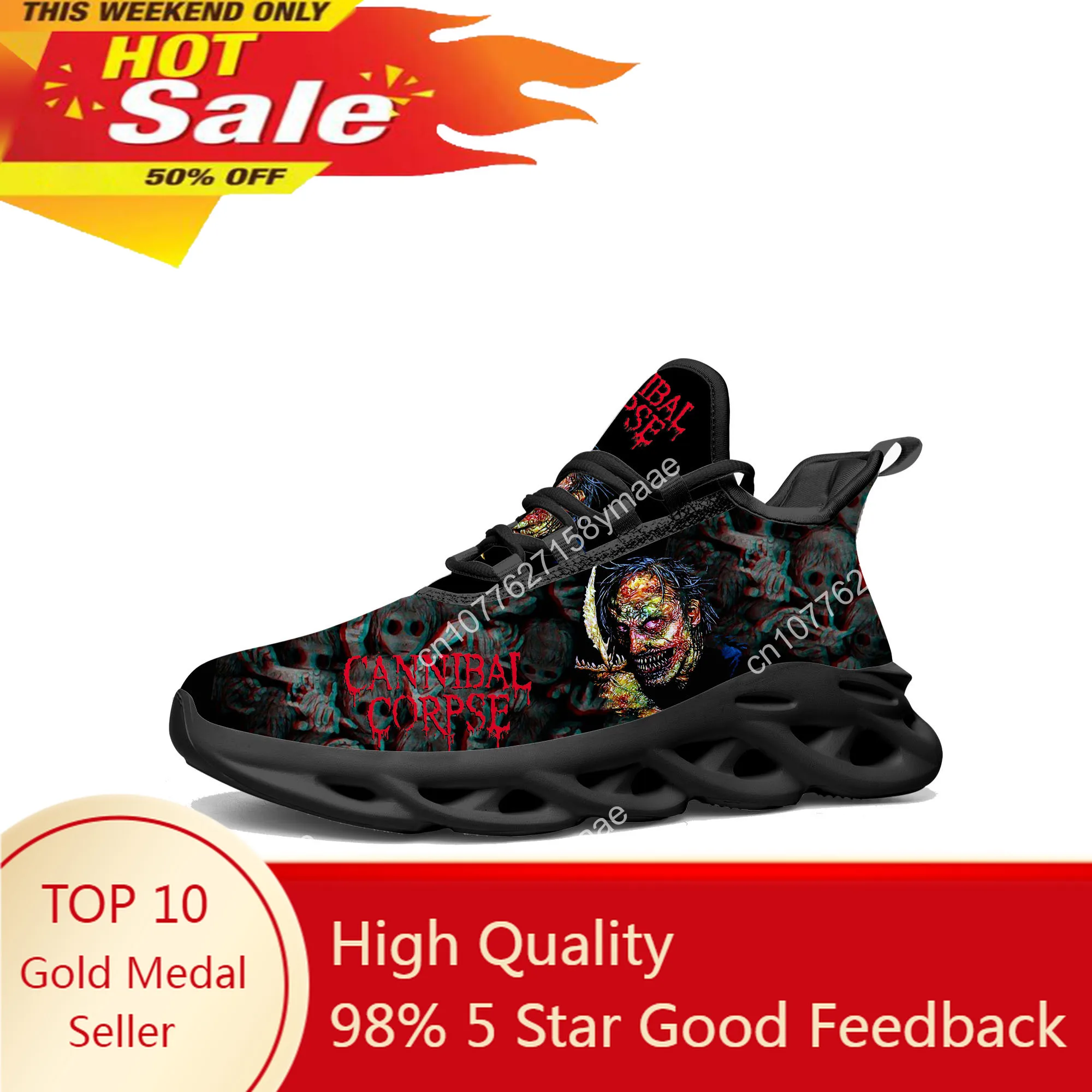 

Cannibal Corpse Flats Sneakers Mens Womens Sports Running Shoes High Quality Sneaker Customization Shoe Lace Up Mesh Footwear