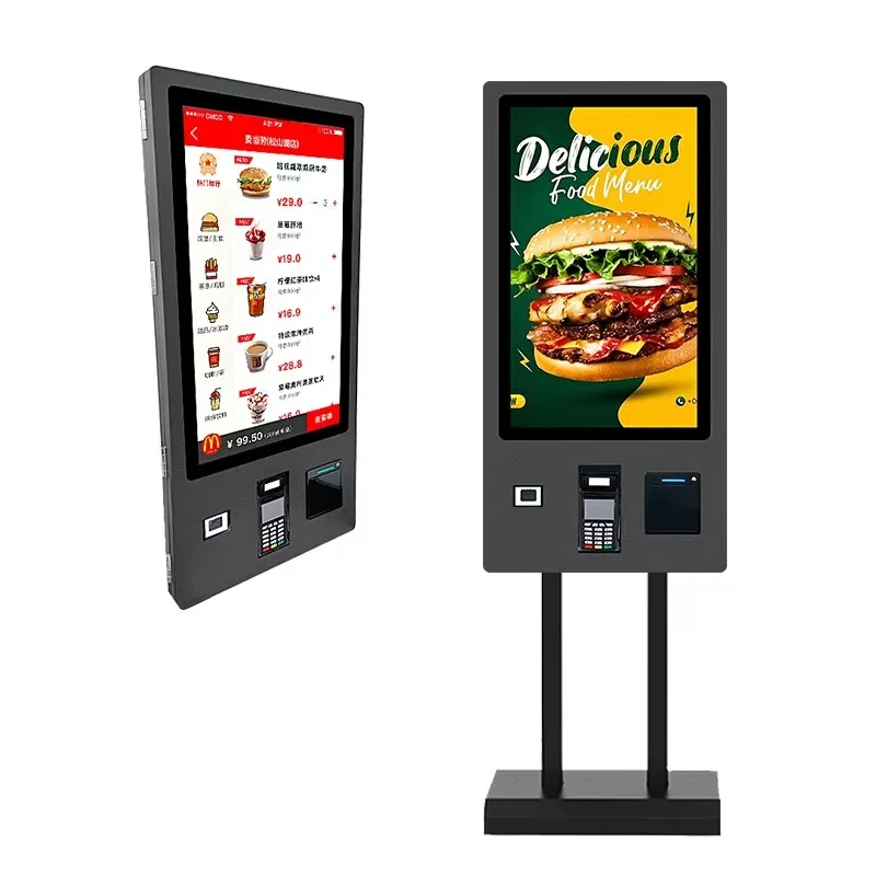 32 Inch Self Service Ordering Payment Terminal Machine Kiosk with Printer Scanner With Adequate Stock
