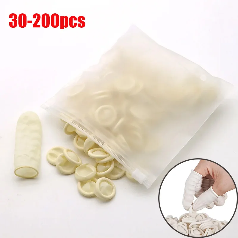 Disposable Latex Fingertips Protector Gloves Watch Repair Tool Non-slip Anti-static for Watchmaker Kit Rubber Finger Cots