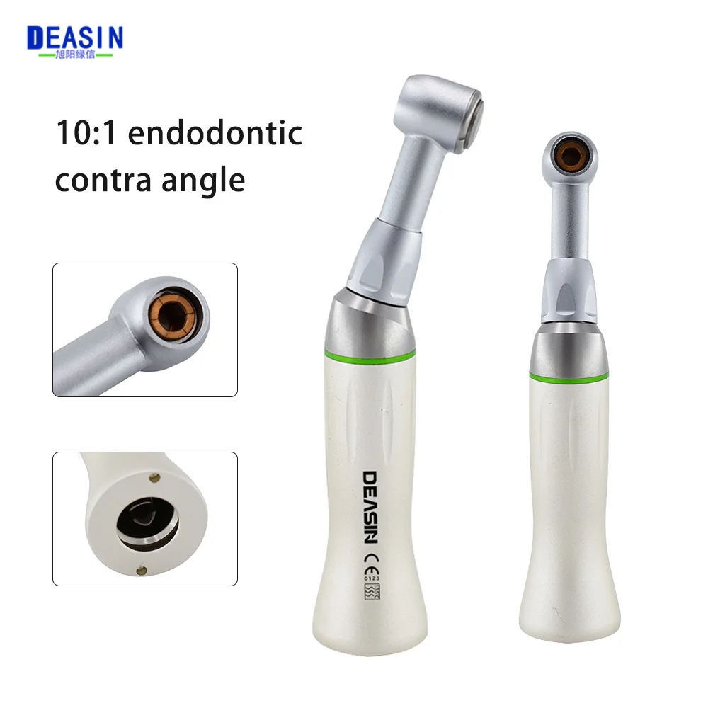 Dental 10:1 Low Speed Endodontic Reciprocating Push Button Contra Angle Handpiece Endo Motor For Hand File Endo Tools