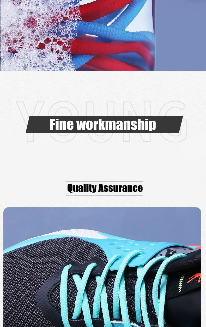 Runde Schnürsenkel Basketball-Sneaker Schnürsenkel Schwarz Weiß Herren Damen Freizeit-Sportschuhe Schnürsenkel Weiß Schwarz – Detail 5