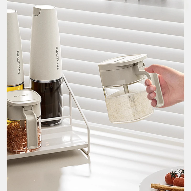 Luxury Spice Container Set Seasoning Bottles Condiment Jar Combo Complete Spice Rack Kit for Gourmet & Home Kitchens