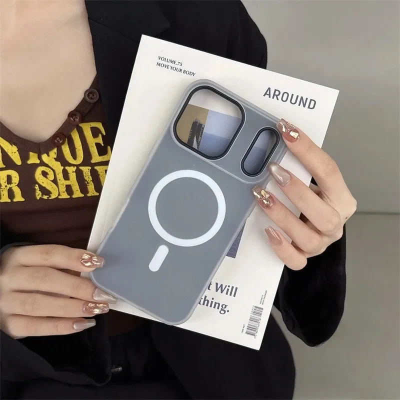 

8-Colors 2 In 1 Magnetic Phone Case For Tecno Spark 40 40C 20 20C 10 10C Pro Plus Go 2 2024 2023 Luxury Matte Back Cover
