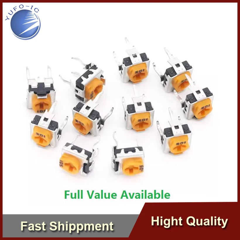 20PCS 2K 5K 10K 20K 50K 100K 200K 500K 1M OHM Variable Resistor 102 103 104  Adjustable Potentiometer WH06-2C 100R 200R 500R 1K