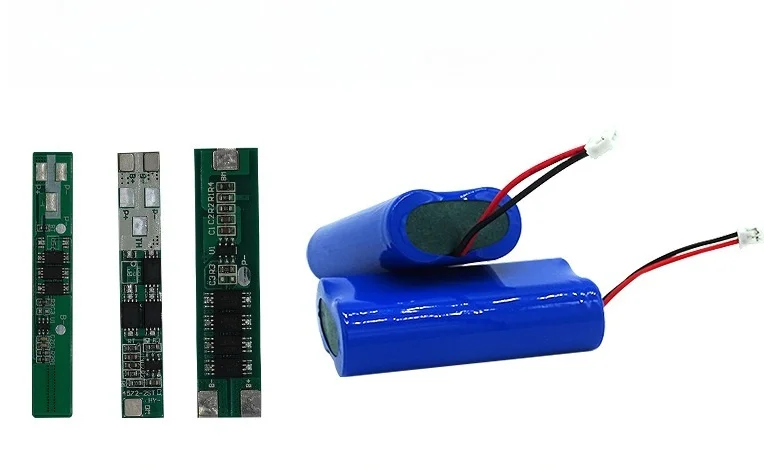 7.4 فولت 3000 مللي أمبير 18650 بطارية ليثيوم أيون للتدليك فراغ المتكلم ضوء LED - تكوين 2S مع دائرة الحماية