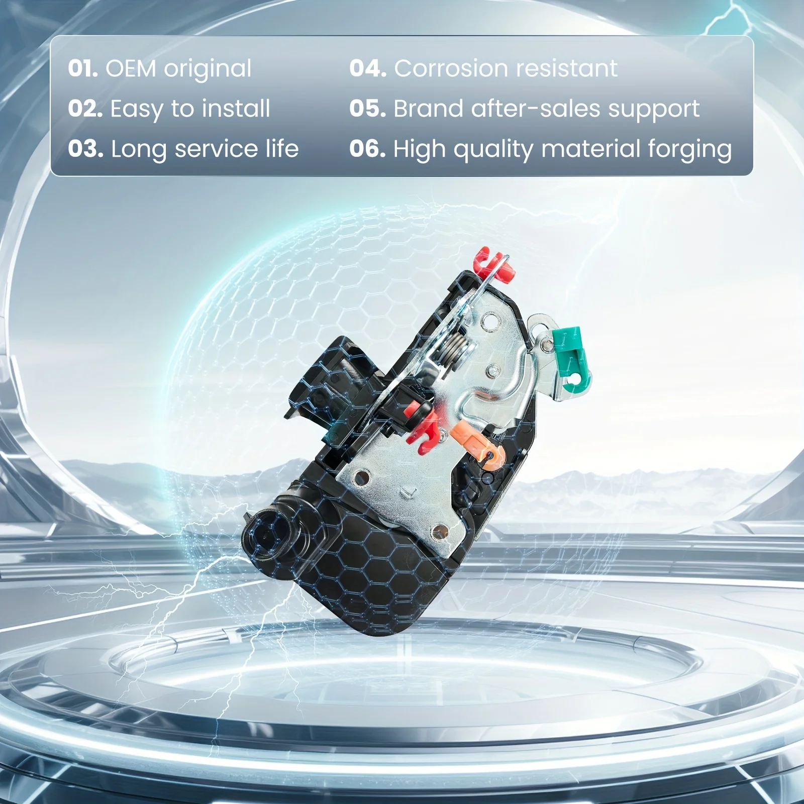 

OEM привод защелки замка левой передней двери для Dodge Ram 1500 2500 3500 5.9L 94-02